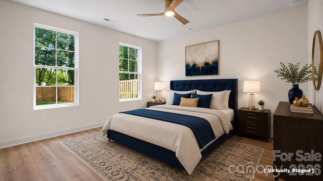 Primary Bedroom (Virtually Staged)