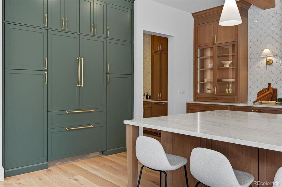 Furnished interior view inside a new home in , Denver (Image 32).