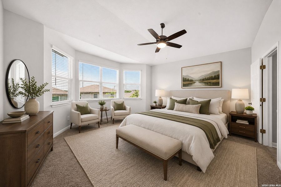 Furnished interior view inside a new home in Thomas Pond, San Antonio (Image 12).