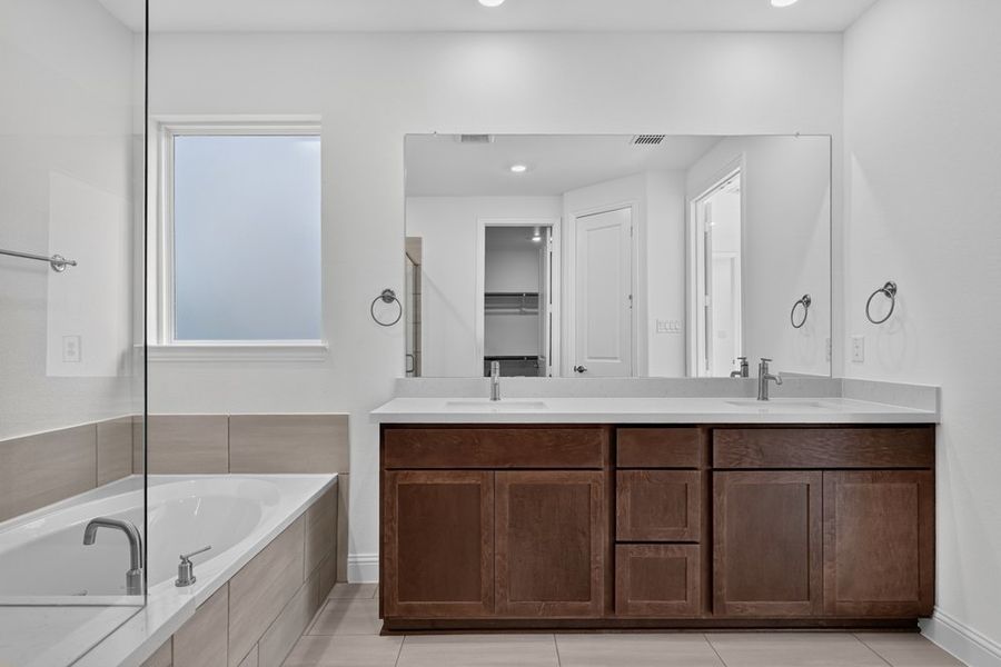 Furnished interior view inside a new home in South Oak, Lakewood Village (Image 11).
