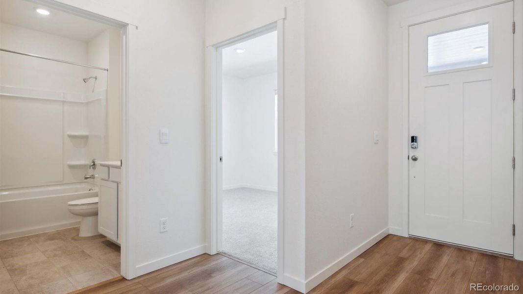 Spacious, unfurnished interior of a new home in Spring Valley Ranch, Elizabeth (Image 7). Spacious, unfurnished interior of a new home in Spring Valley Ranch, Elizabeth (Image 7).