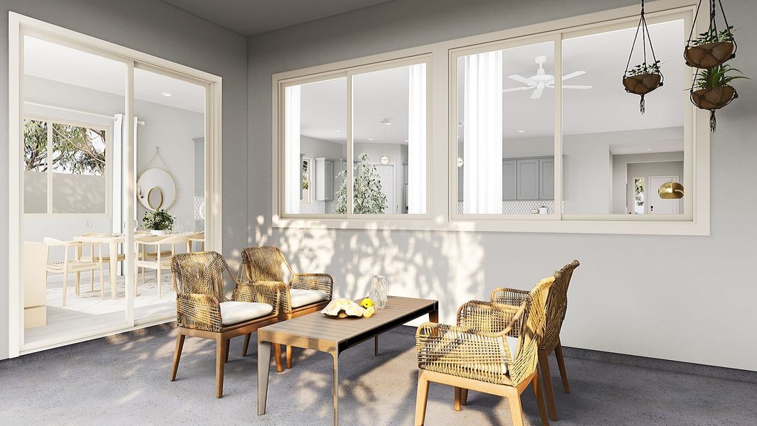 Representative furnished interior of a home built from the Spring Plan 50-2 by Tri Pointe Homes in Abel Ranch, Goodyear (Image 16).