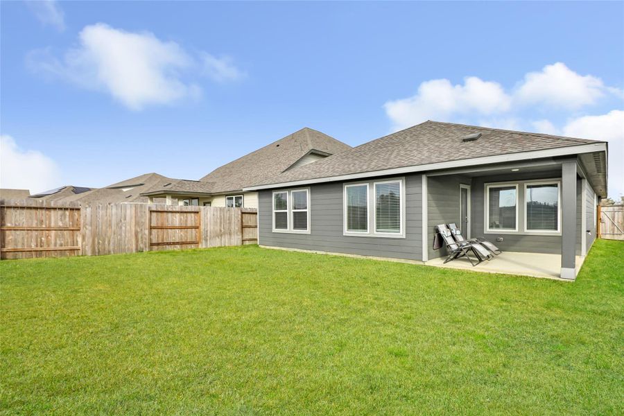 Exterior details and patio area of a home in , Crosby (Image 25). Exterior details and patio area of a home in , Crosby (Image 25).