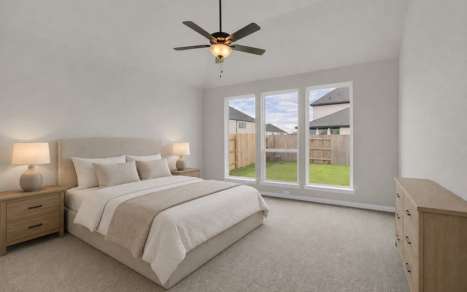 Furnished interior view inside a new home in Elyson, Katy (Image 8). Furnished interior view inside a new home in Elyson, Katy (Image 8).