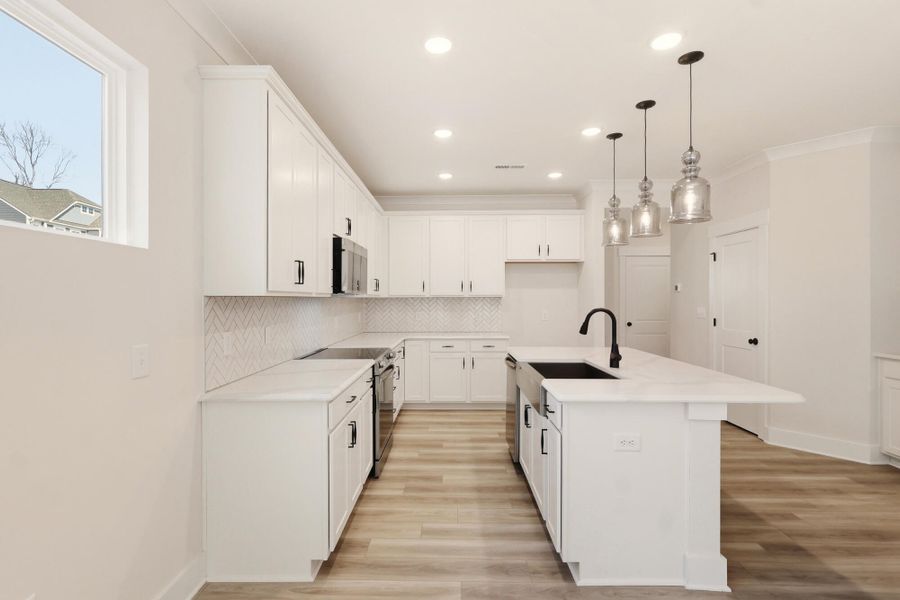 Furnished interior view inside a new home in Harbor Crossing, Greensboro (Image 8).