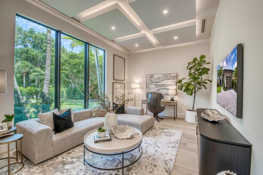 Furnished interior view inside a new home in , Palm Beach Gardens (Image 12).