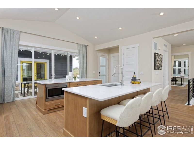Furnished interior view inside a new home in , Fort Collins (Image 9).