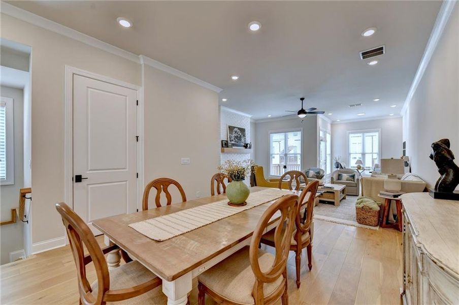 Furnished interior view inside a new home in , Alpharetta (Image 50).