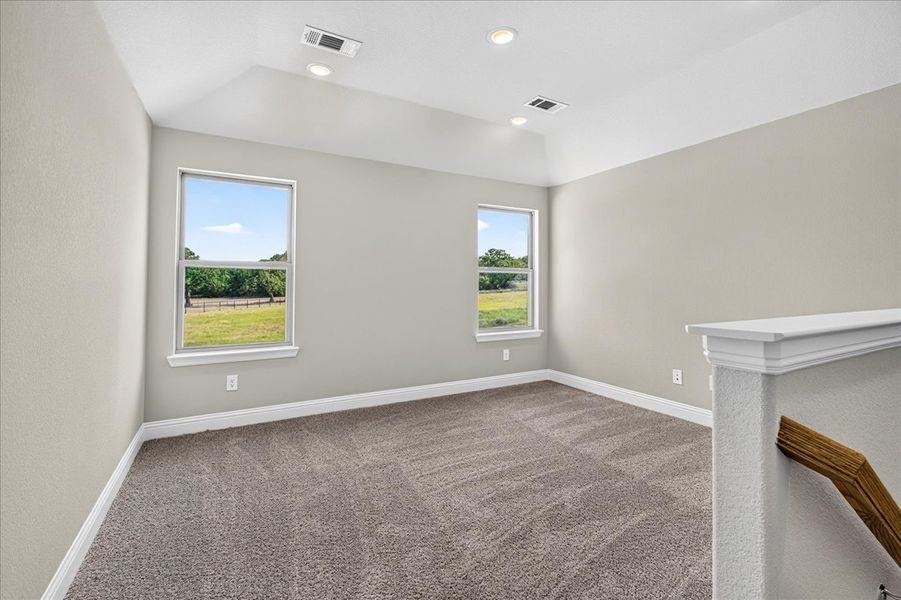 Spacious, unfurnished interior of a new home in The Ranches at Valley View, Springtown (Image 42).