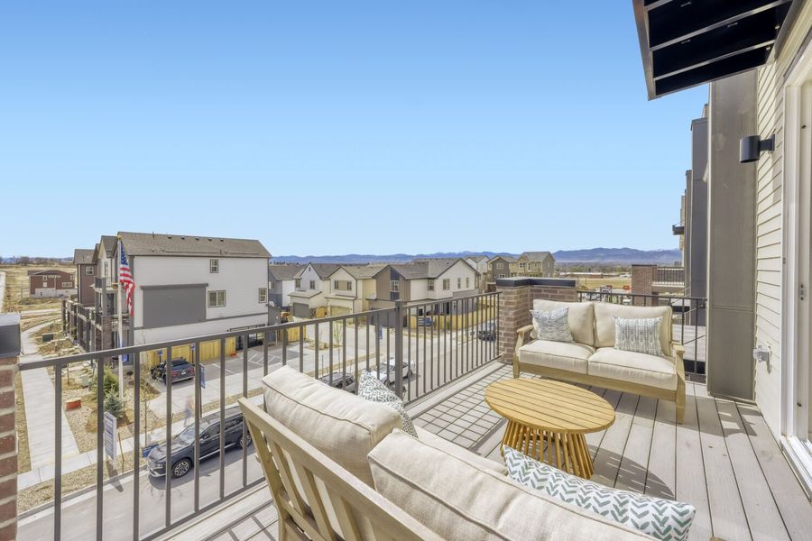 Exterior details and patio area of a home in Uplands, Westminster (Image 12).