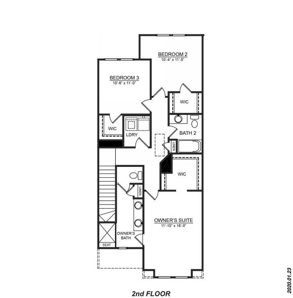 2D floor plan layout of this home in The Townes at Stonecrest, Hendersonville, NC (Image 3). 2D floor plan layout of this home in The Townes at Stonecrest, Hendersonville, NC (Image 3).