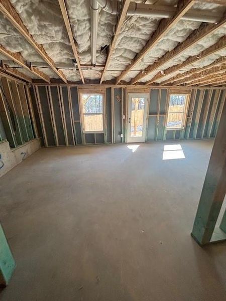 In-progress construction of a new home in , Buford, GA (Image 27).