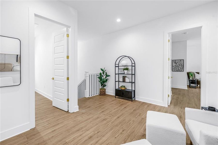 Furnished interior view inside a new home in , St. Petersburg (Image 30).