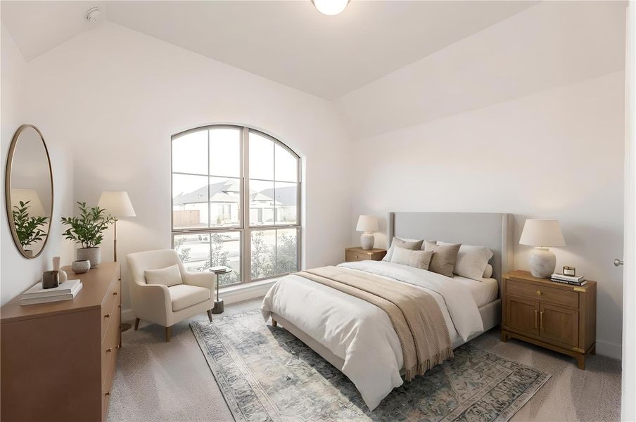 Furnished interior view inside a new home in Jordan Ranch, Fulshear (Image 17).