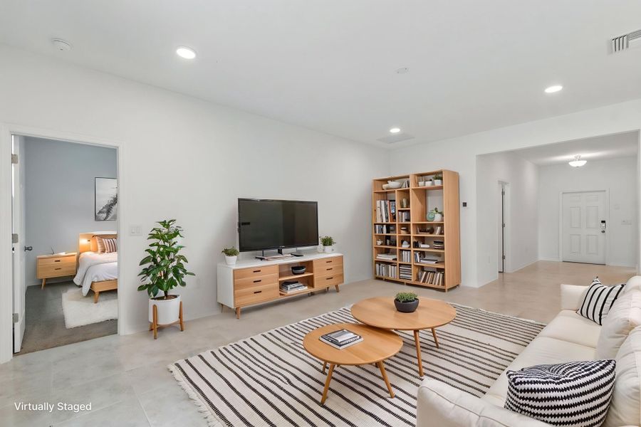 Family Room - Virtually Staged