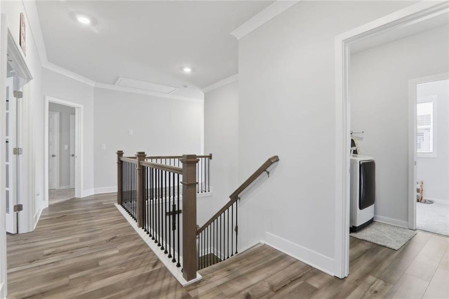 Spacious, unfurnished interior of a new home in Rosewood Lake Estates, Hoschton (Image 28). Spacious, unfurnished interior of a new home in Rosewood Lake Estates, Hoschton (Image 28).