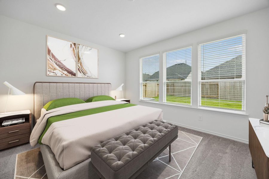 Primary Room- Virtually Staged for illustration purposes