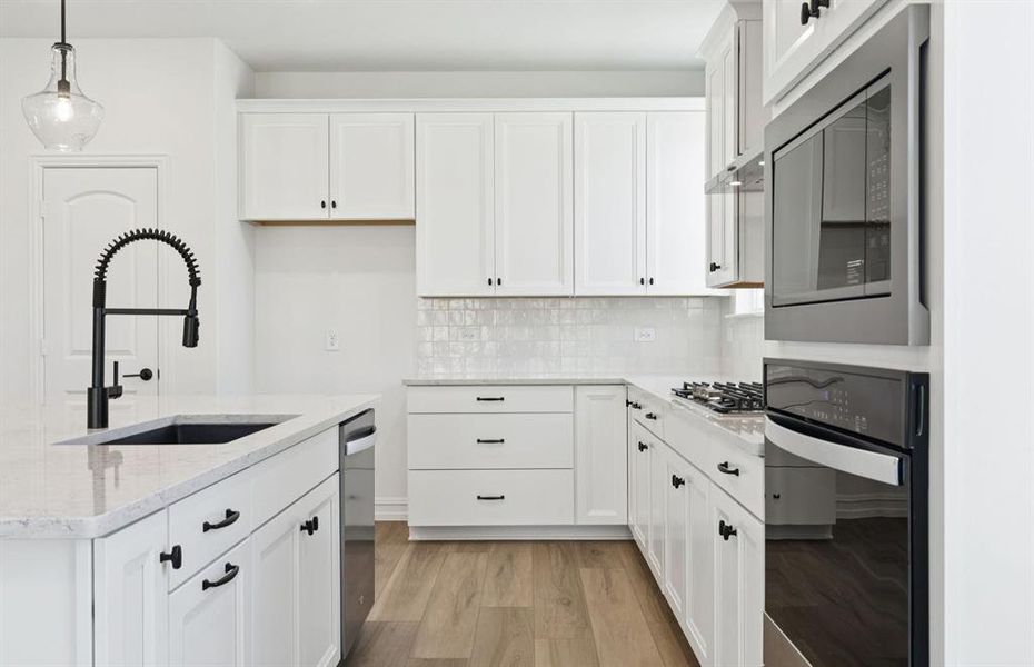 Abundant cabinet space in kitchen Abundant cabinet space in kitchen