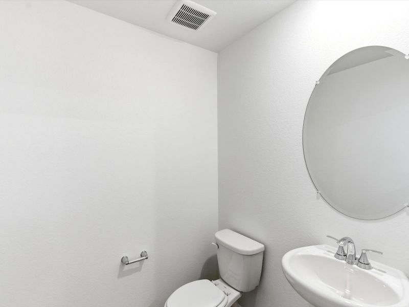 Furnished interior view inside a new home in Skyview at High Point, Aurora (Image 5).