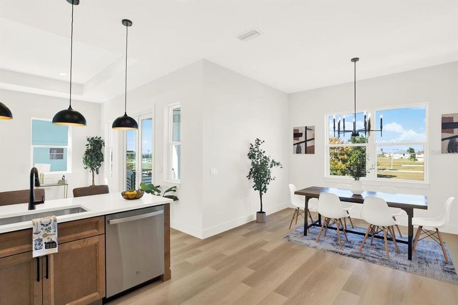Furnished interior view inside a new home in , Hernando Beach (Image 20).