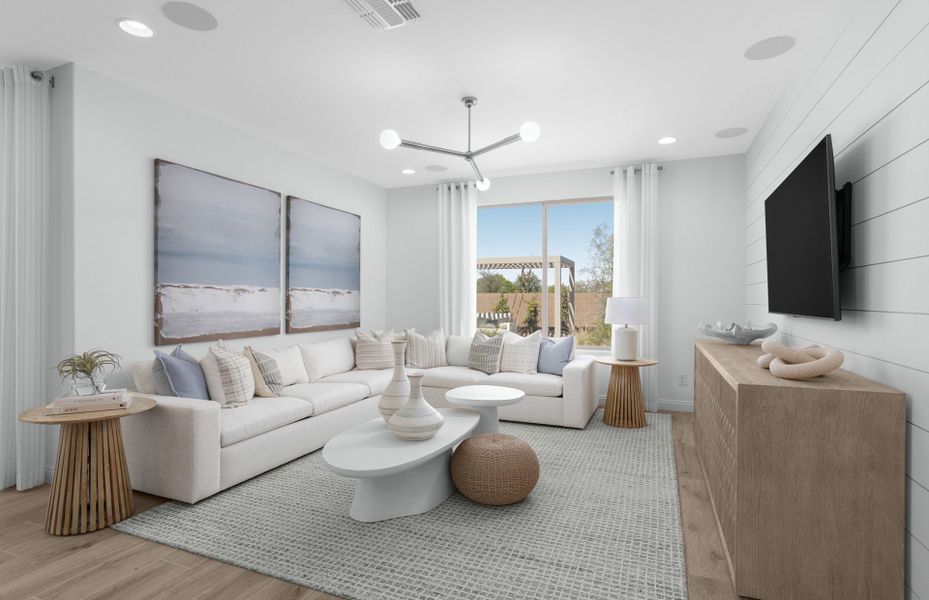 Representative furnished interior of a home built from the Audrey by Del Webb in Sun City Anthem at Merrill Ranch, Florence (Image 11).