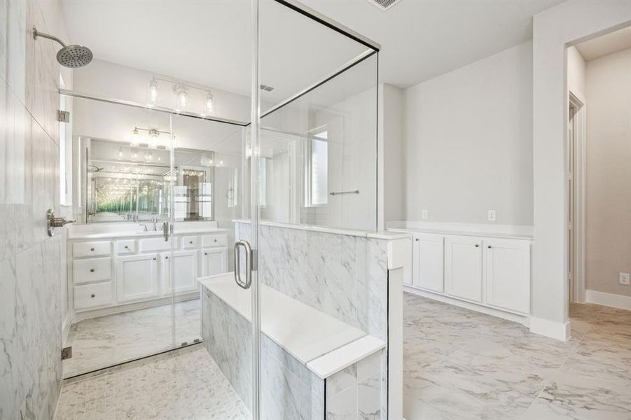 Furnished interior view inside a new home in Painted Tree Lakeside, McKinney (Image 9). Furnished interior view inside a new home in Painted Tree Lakeside, McKinney (Image 9).