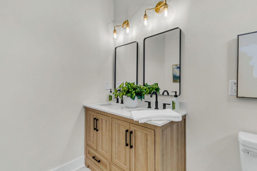 Furnished interior view inside a new home in , Charleston (Image 9).