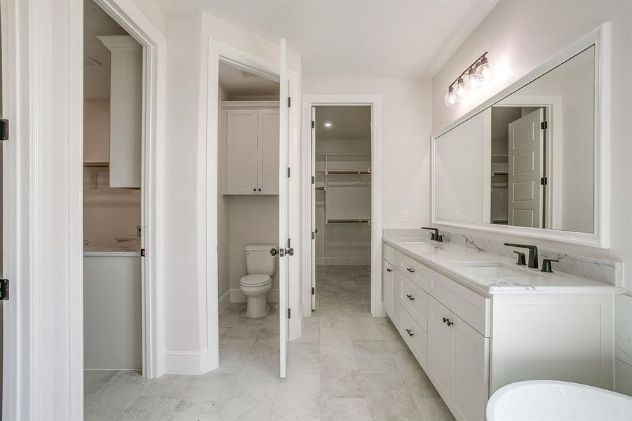 Furnished interior view inside a new home in , Godley (Image 10).