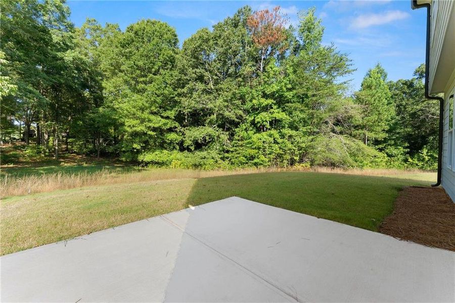 Exterior details and patio area of a home in Ellington Farms, Statham (Image 26).