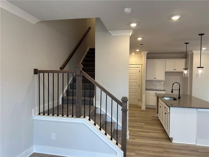 Furnished interior view inside a new home in Millstone at Mundy Mill, Gainesville (Image 9).
