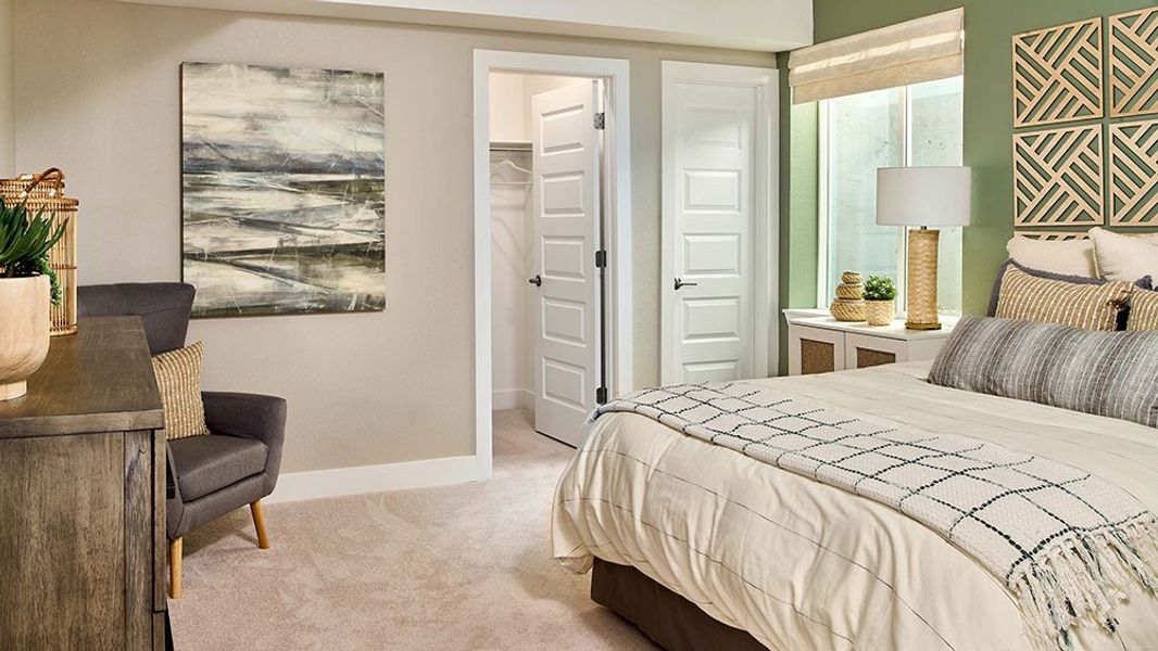 Representative furnished interior of a home built from the Hayden II by Taylor Morrison in The Fields at Looking Glass Town Collection, Parker (Image 21).