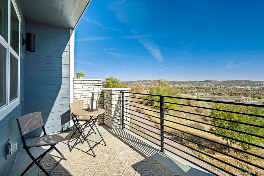 Exterior details and patio area of a home in , Colorado Springs (Image 25). Exterior details and patio area of a home in , Colorado Springs (Image 25).
