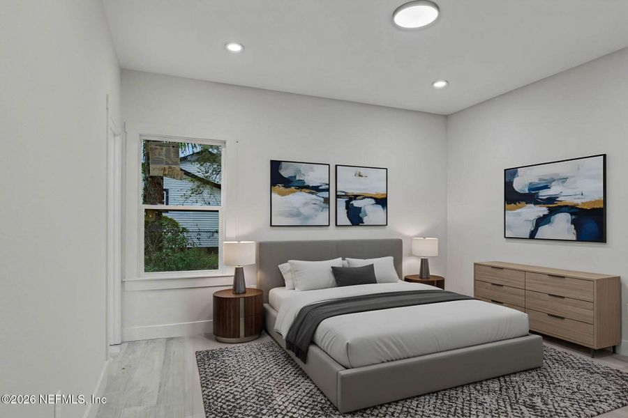 Furnished interior view inside a new home in , Jacksonville (Image 8).