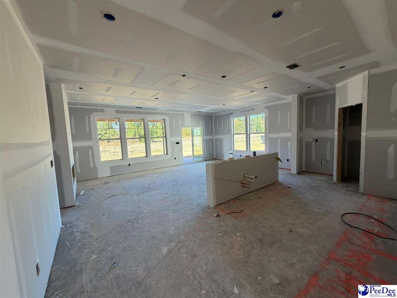 In-progress construction of a new home in The Grove, Florence, SC (Image 7). In-progress construction of a new home in The Grove, Florence, SC (Image 7).