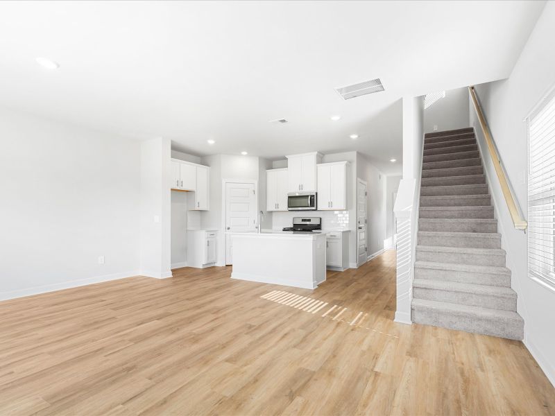 Spacious, unfurnished interior of a new home in Northbrook Village Townes, Taylors (Image 11).