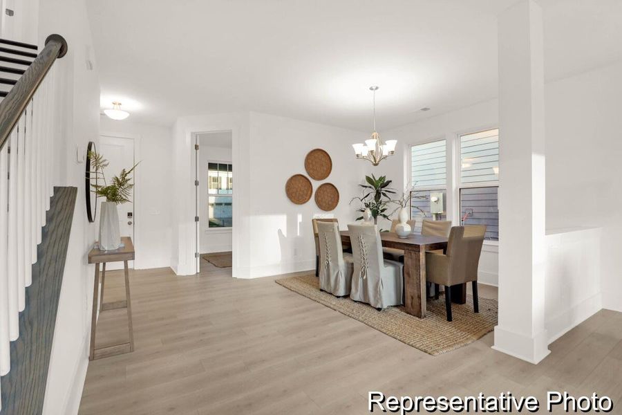 Furnished interior view inside a new home in , Ravenel (Image 7).