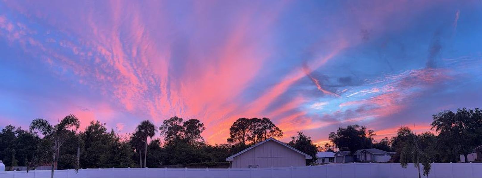Sunset from Backyard Sunset from Backyard