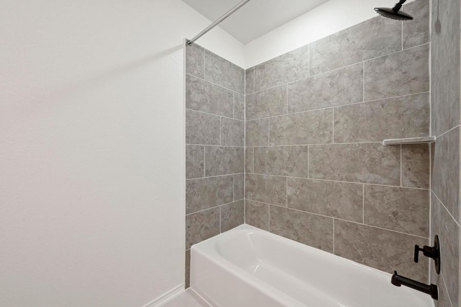 Furnished interior view inside a new home in Creekside at Estancia, Austin (Image 10).