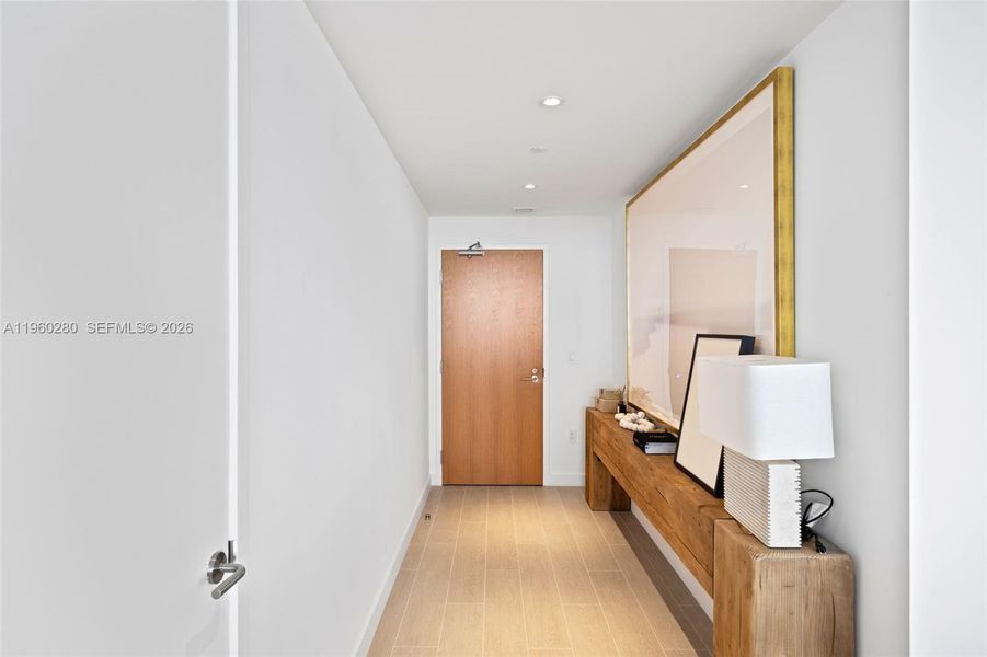 Furnished interior view inside a new home in , Miami Beach (Image 33).