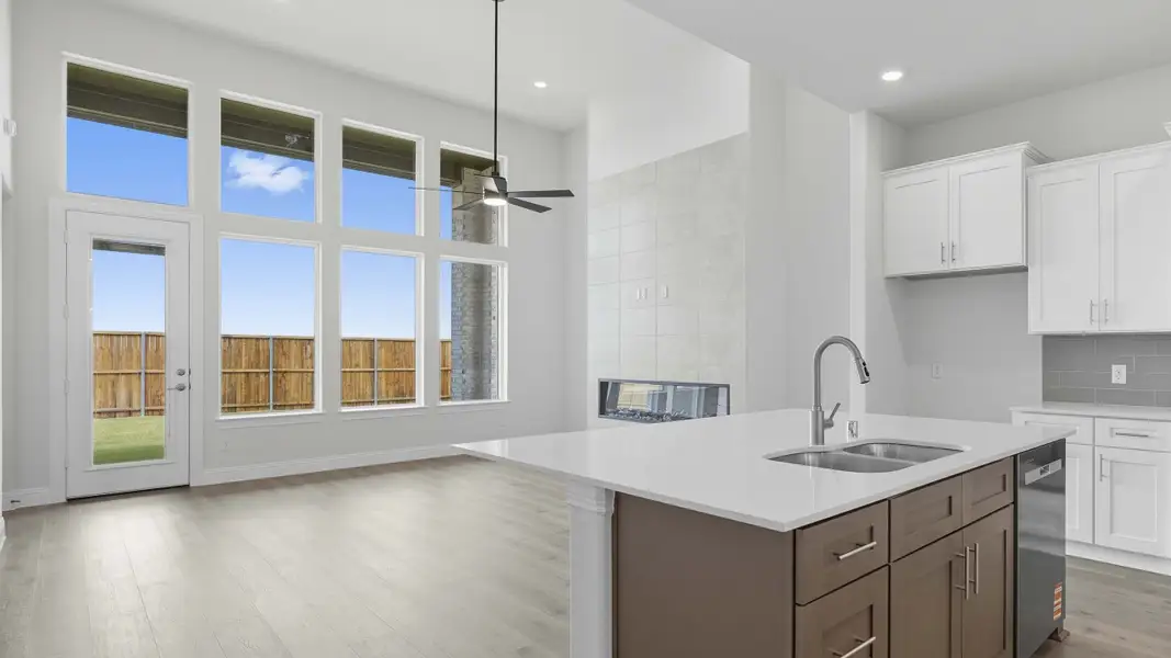 Furnished interior view inside a new home in Clearview Ranch, Royse City (Image 4). Furnished interior view inside a new home in Clearview Ranch, Royse City (Image 4).