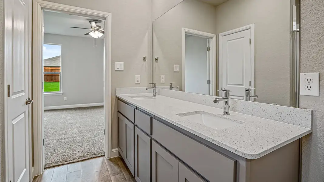 Furnished interior view inside a new home in Parkerville Meadows, DeSoto (Image 15).
