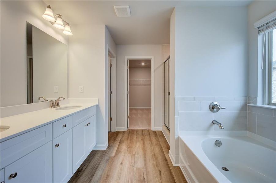 Furnished interior view inside a new home in Adagio, Dacula (Image 5).