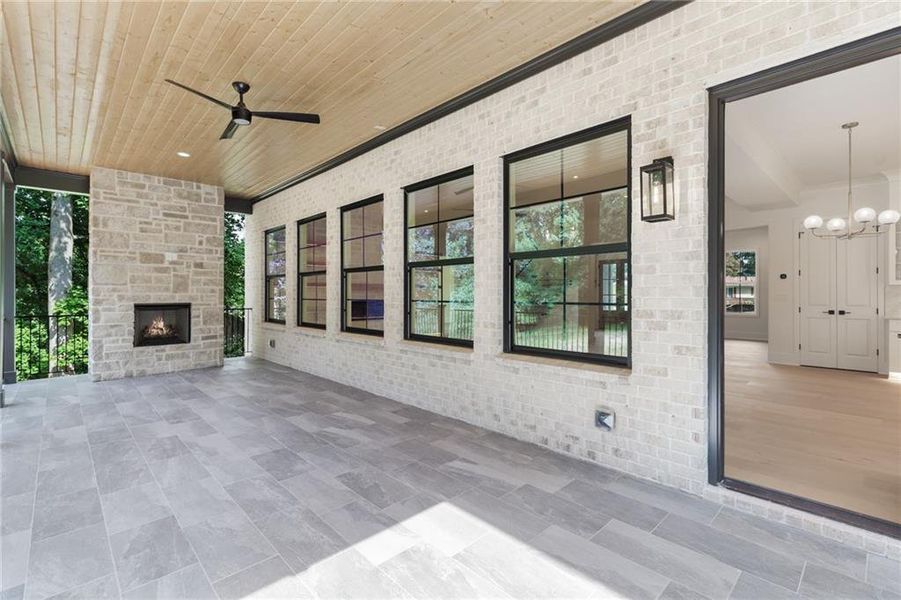 Exterior details and patio area of a home in , Buford (Image 3). Exterior details and patio area of a home in , Buford (Image 3).