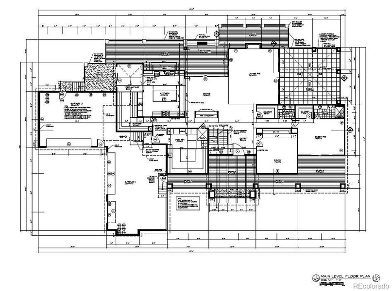 Main level floor plan