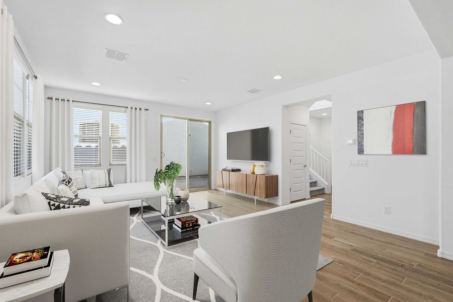 Furnished interior view inside a new home in Parkside, Avondale (Image 6).