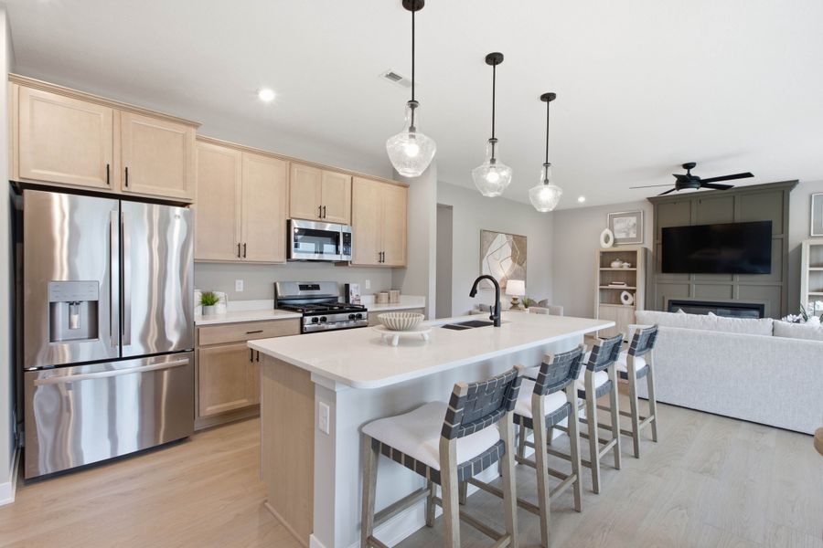 Representative furnished interior of a home built from the Jensen by Fischer Homes in Cherry Glen, Euharlee (Image 11).