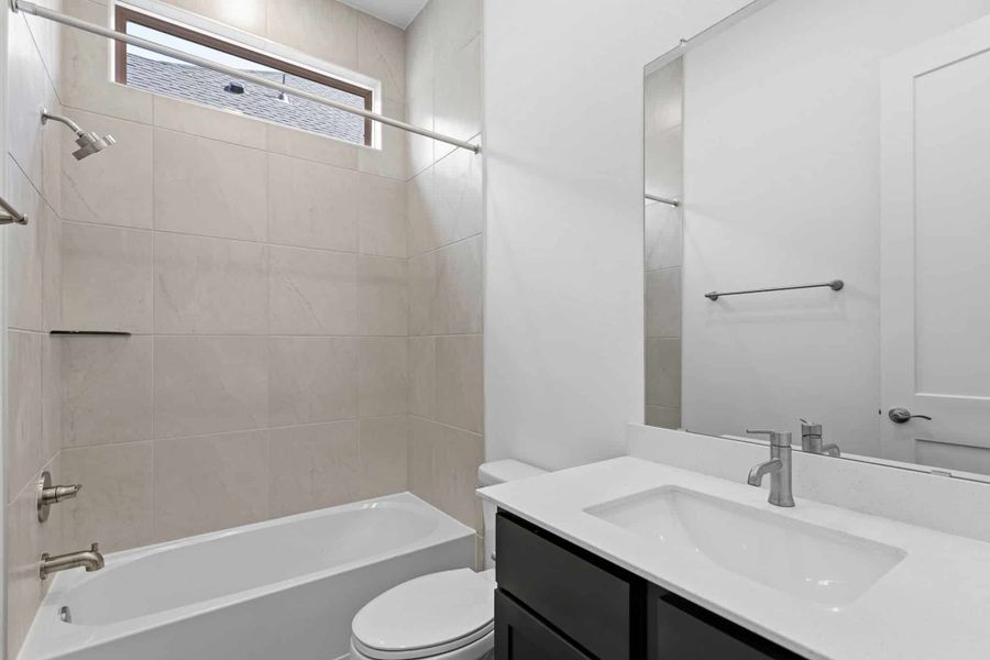 Furnished interior view inside a new home in Parkside on the River, Georgetown (Image 6).