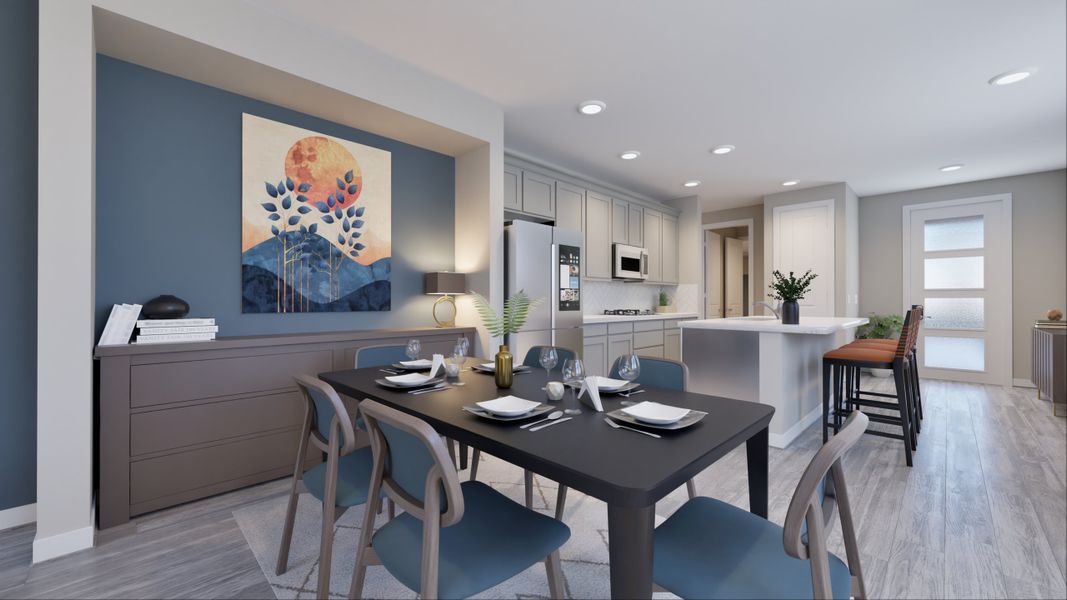 Representative furnished interior of a home built from the Lakeway by Tricoast Homes in La Segarra 40', Brookshire (Image 30).