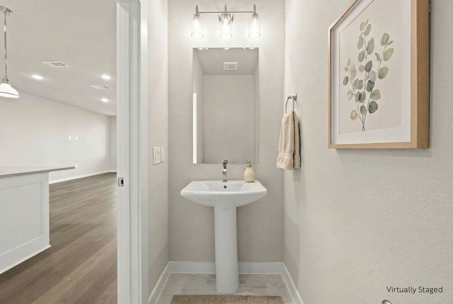 Furnished interior view inside a new home in Wildridge, Oak Point (Image 7).