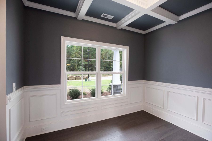 Representative furnished interior of a home built from the Clayton by Caviness & Cates Communities in Bartlett Manor, Youngsville (Image 113).
